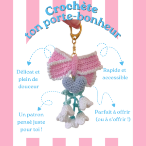 Porte-bonheur Muguet - Patron au crochet PDF