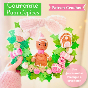 Couronne Pain d'épices au crochet patron PDF par Tif Créatif