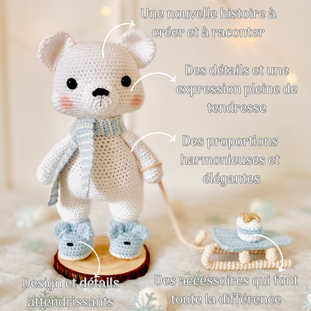 Givry l'ours polaire - Patron au crochet PDF – Image 2