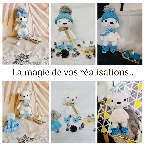 Givry l'ours polaire - Patron au crochet PDF – Image 6