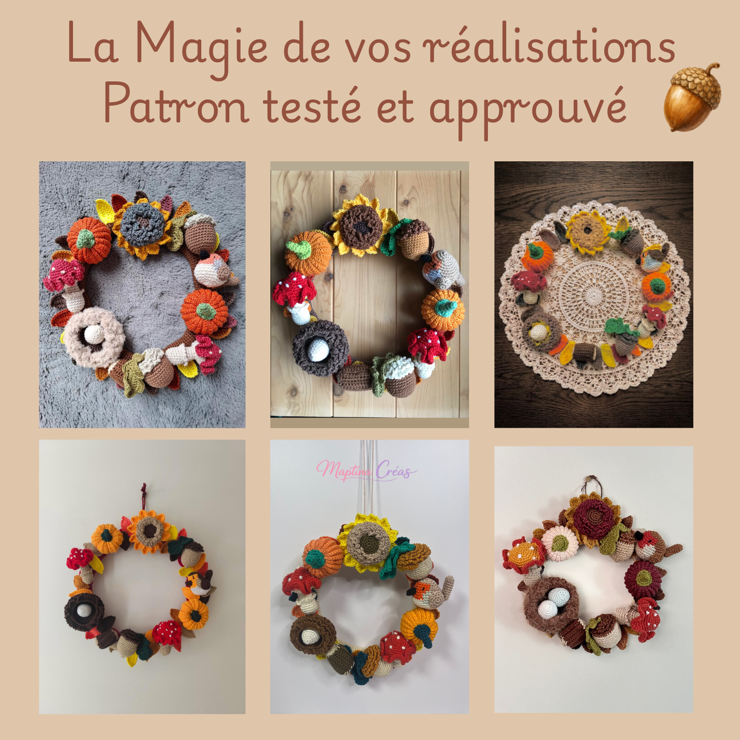 Couronne d'Automne – Patron au crochet PDF – Image 4