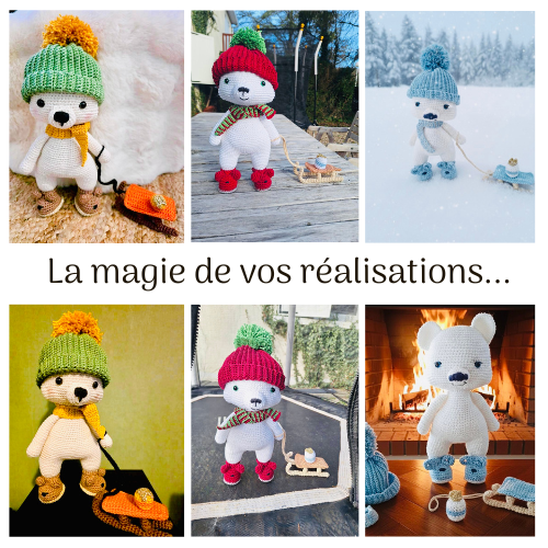 Givry l'ours polaire - Patron au crochet PDF – Image 7