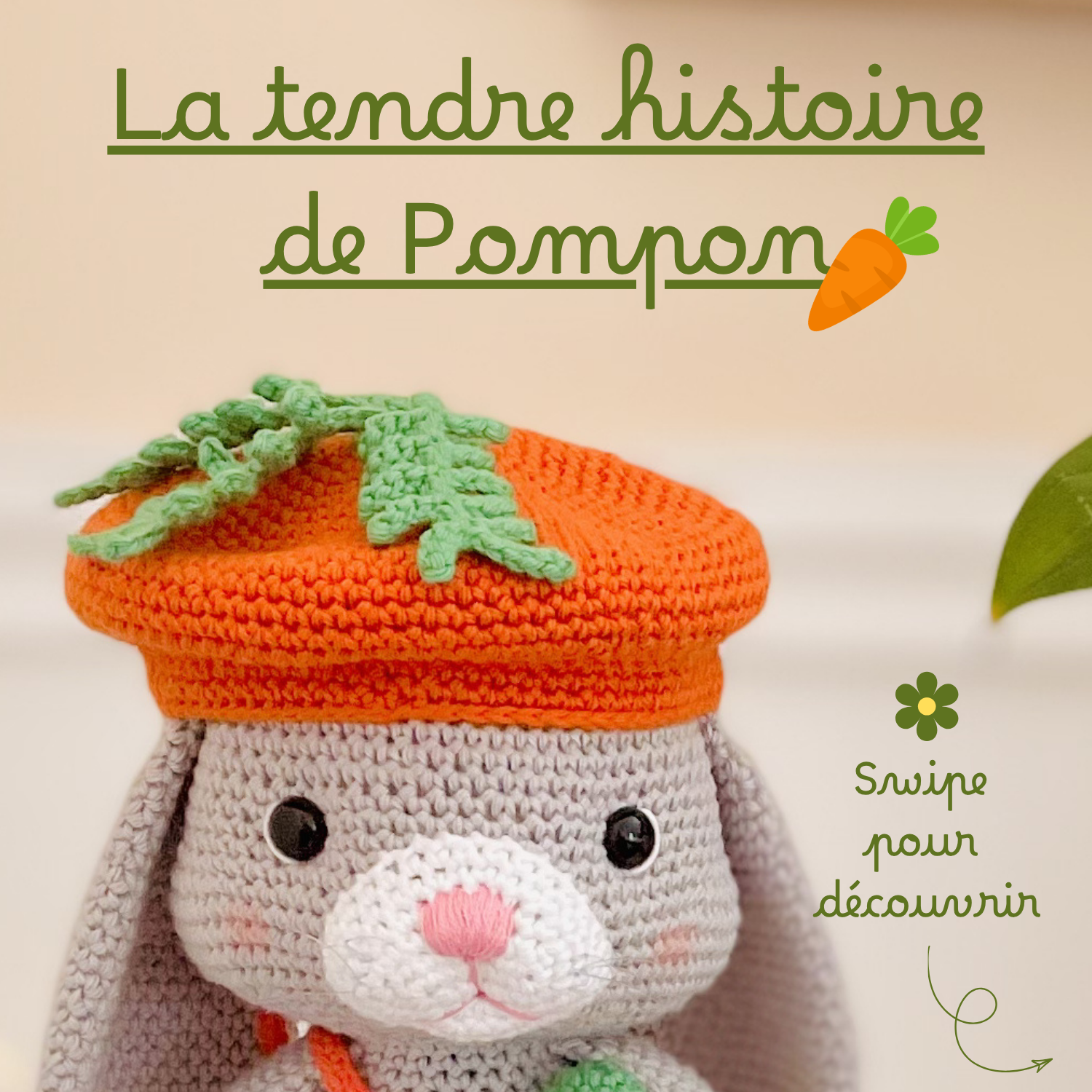 Pompon le lapin - Patron au crochet PDF – Image 3