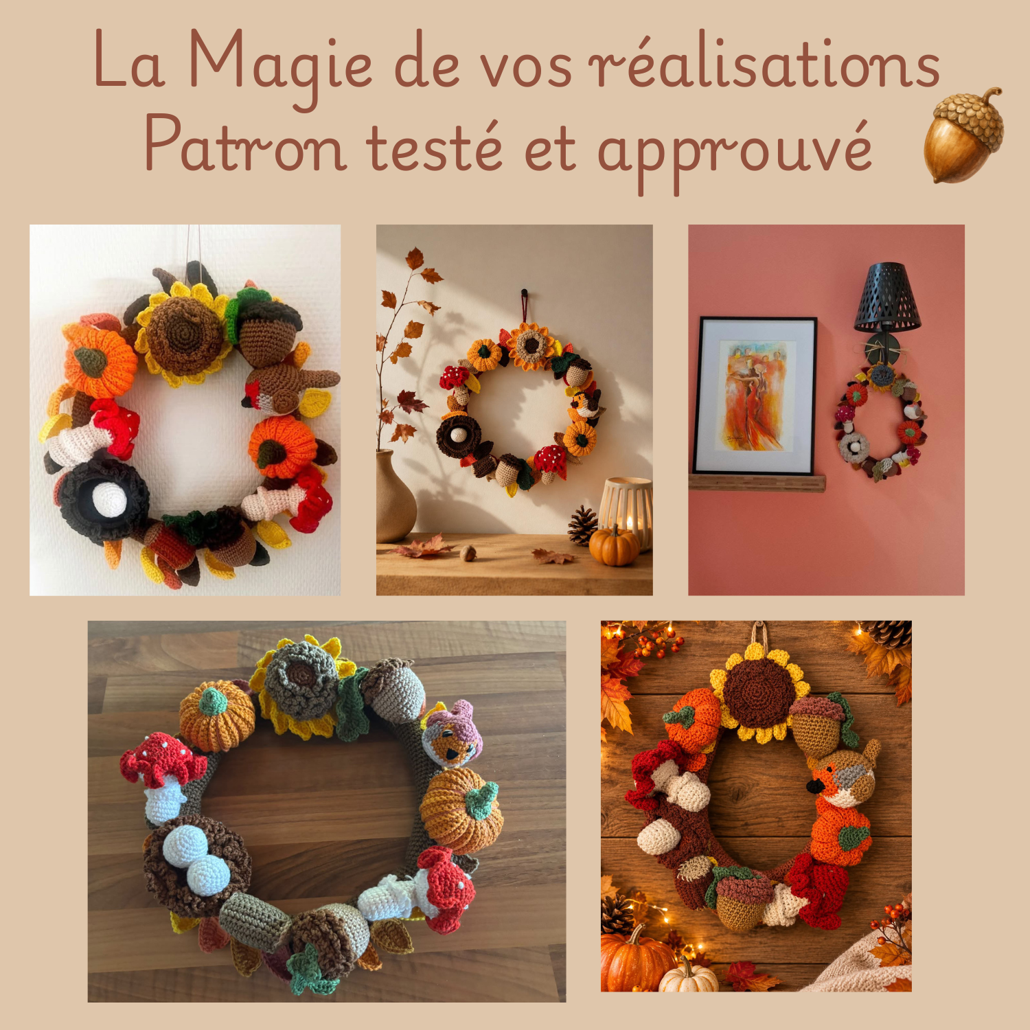 Couronne d'Automne – Patron au crochet PDF – Image 5