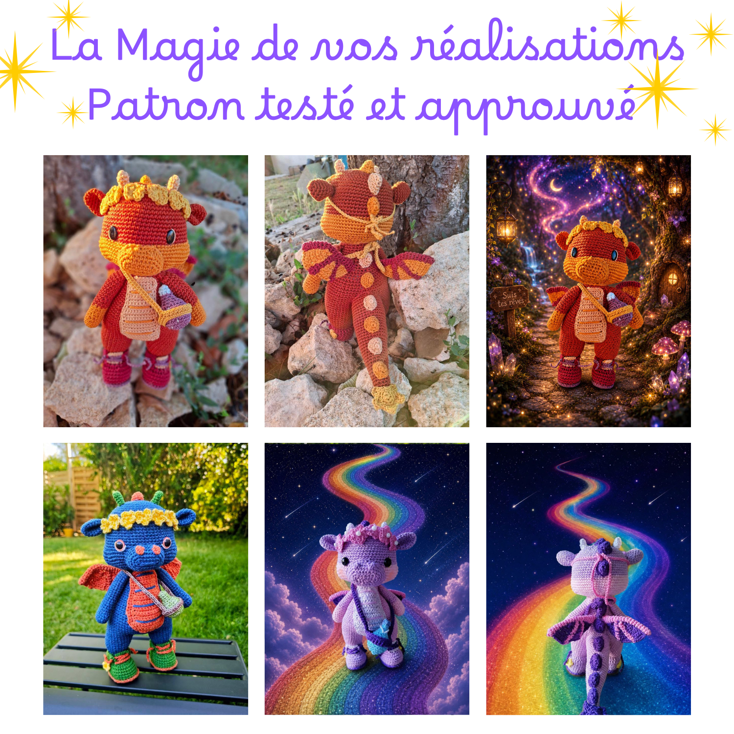 Zéphyr le dragon - Patron au crochet PDF – Image 7