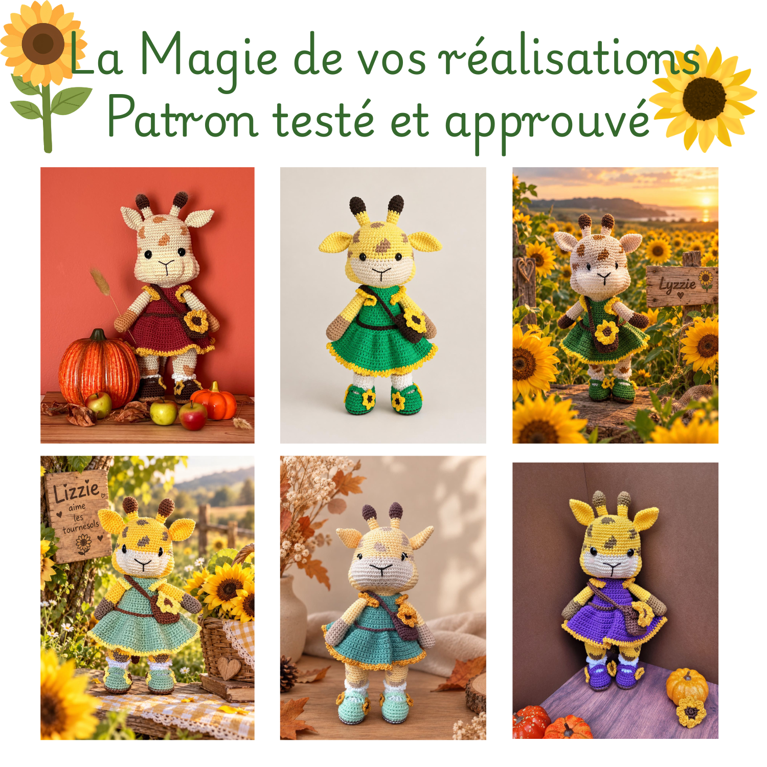 Lyzzie la girafe – Patron au crochet PDF – Image 7