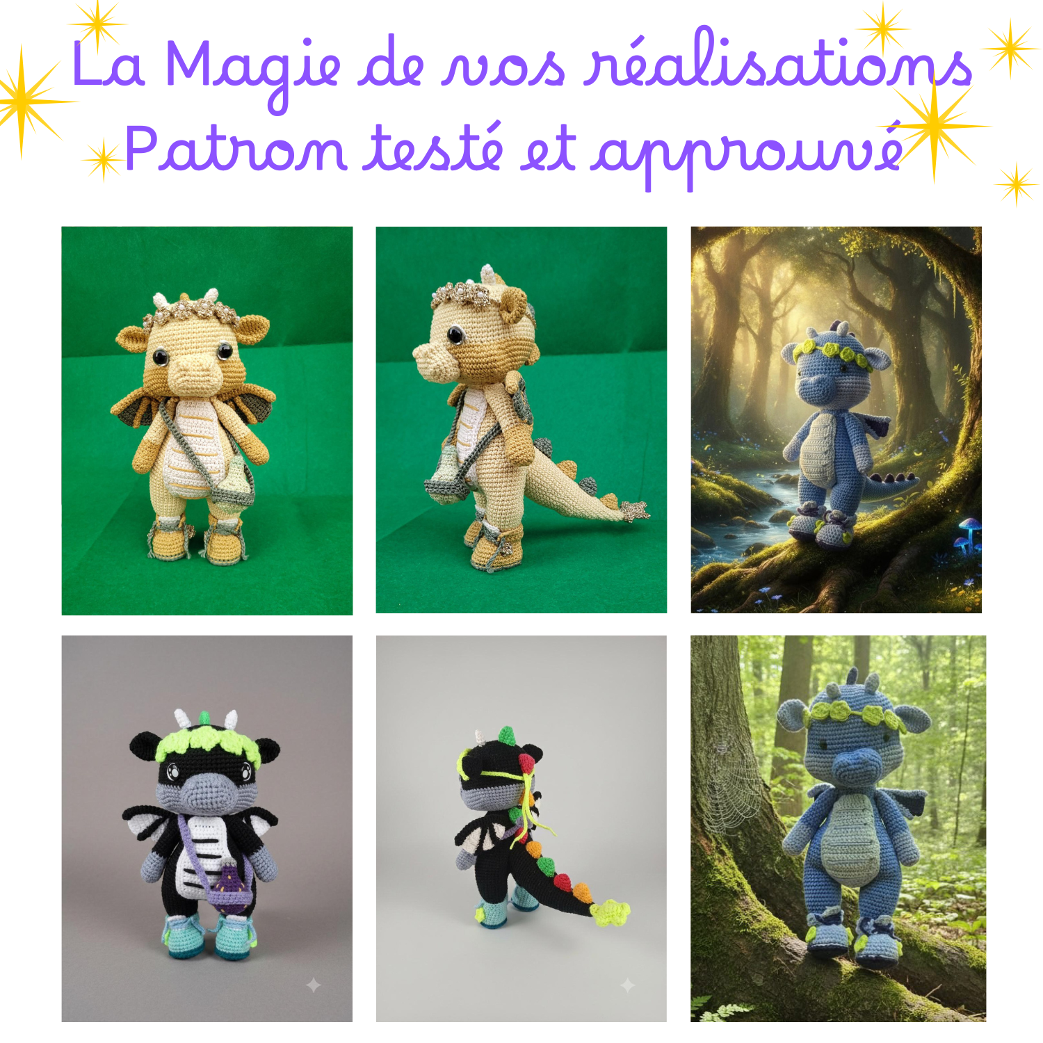 Zéphyr le dragon - Patron au crochet PDF – Image 8
