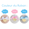 Pompon Lapin Beige Salopette Rose – Image 5