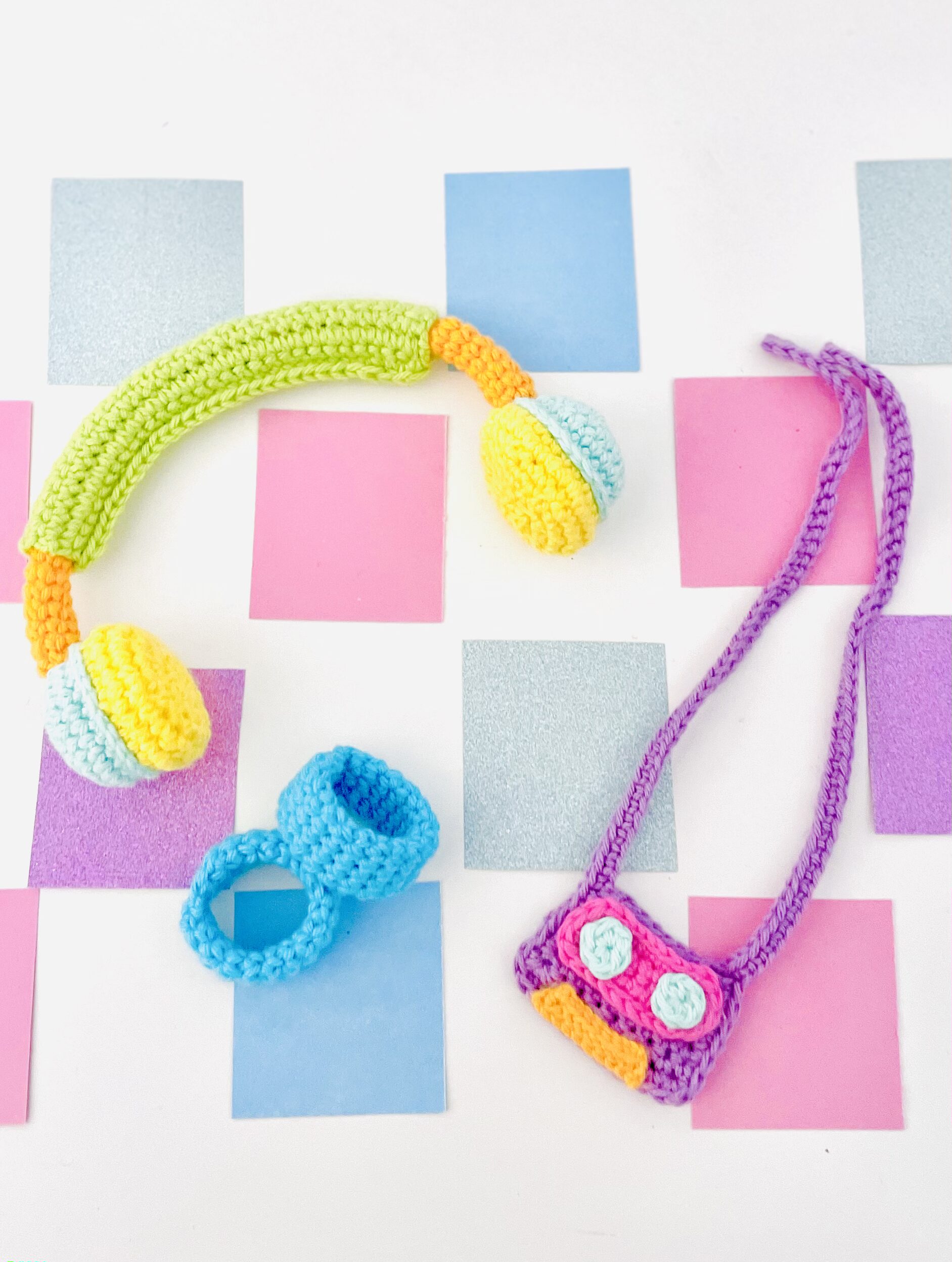 Funky80's le lapin – Crocheté à la main – Image 7