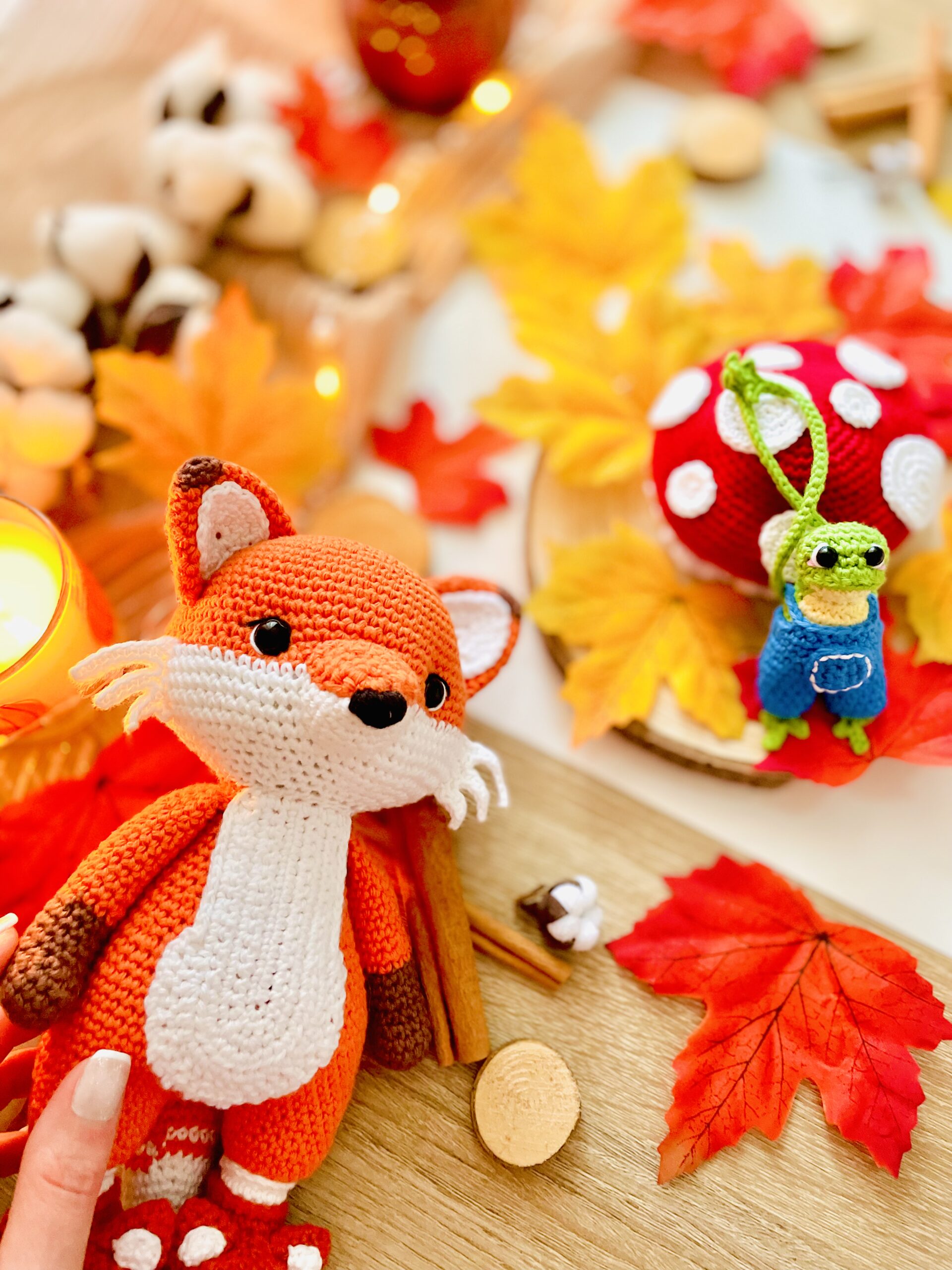 Le Renardeau & sa Grenouille – Crocheté à la Main – Image 9