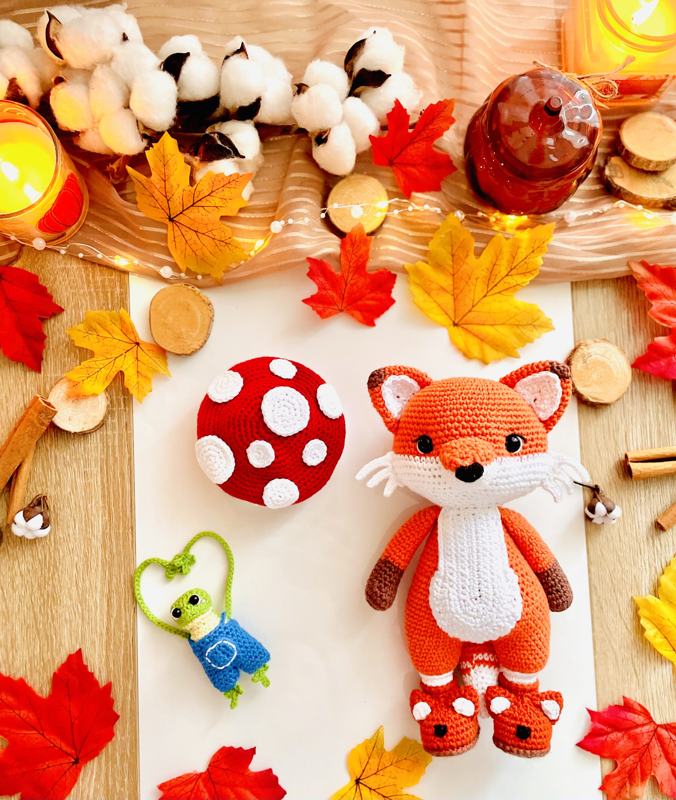 Le Renardeau & sa Grenouille – Crocheté à la Main – Image 10