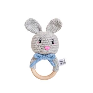 Hochet Pompon Le Lapin Gris
