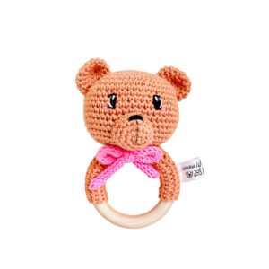 Hochet Miel L'ourson Marron