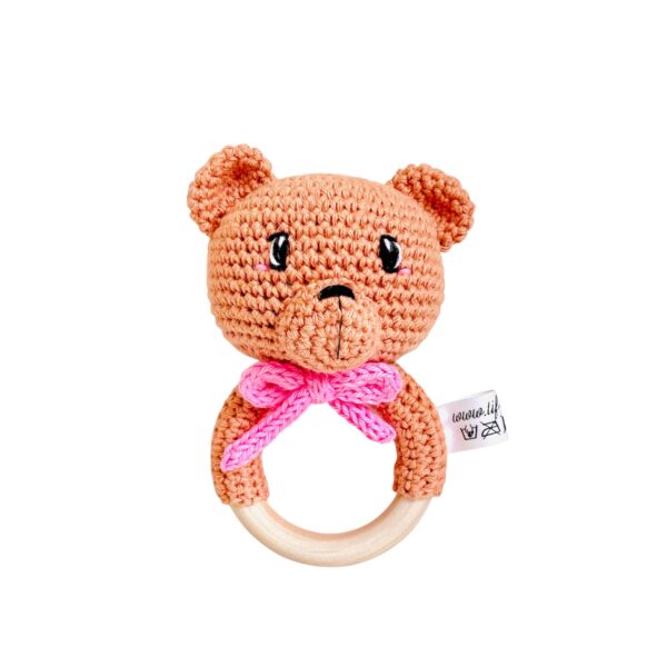 Hochet Miel L'ourson Marron