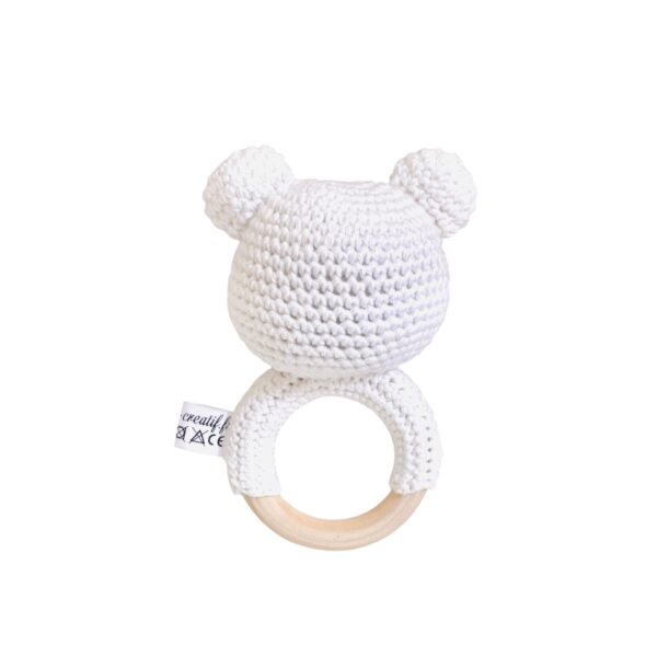 Hochet Miel L'ourson Blanc – Image 2