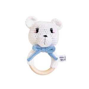 Hochet Miel L'ourson Blanc