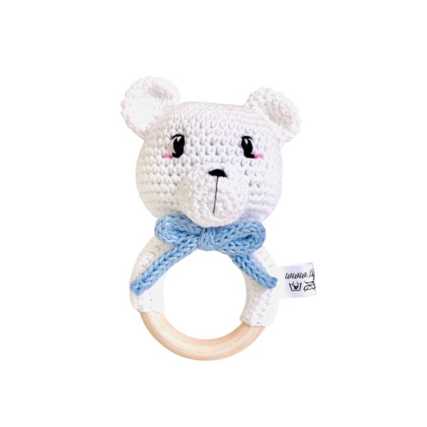 Hochet Miel L'ourson Blanc