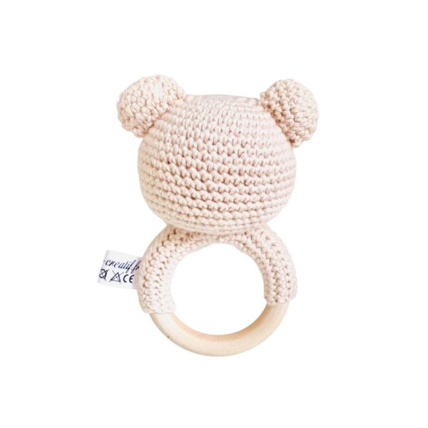 Hochet Miel l'Ourson Beige – Image 2