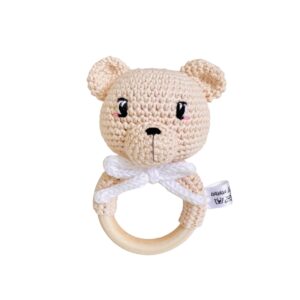 Hochet Miel l'Ourson Beige