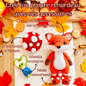 Renardeau & grenouille - Patron au crochet PDF