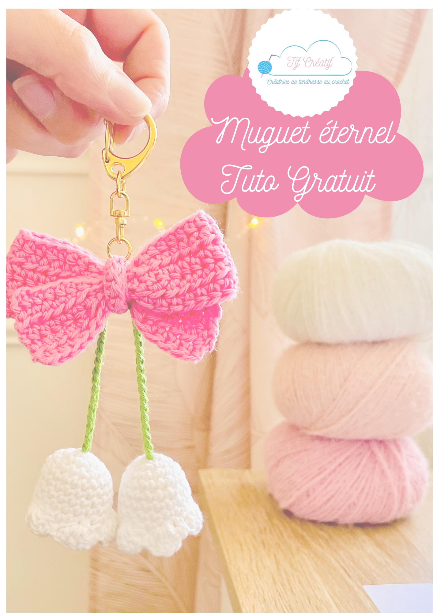 Muguet éternel au crochet Muguet éternel au crochet, réaliser à partir du tuto gratuit PDF